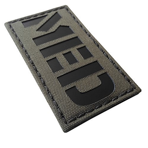 Tactical Freaky MED Medic EMS Infrared IR Lasercut Patch (Ranger Green) - Image 2