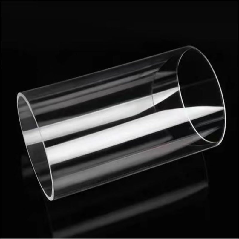 Acrylic Pipe Rigid Quartz Glass Tube High Temperature Resistant 150mm 200mm 250mm 300mm Outer Diameter 12mm(12mm*200mm) - Image 1