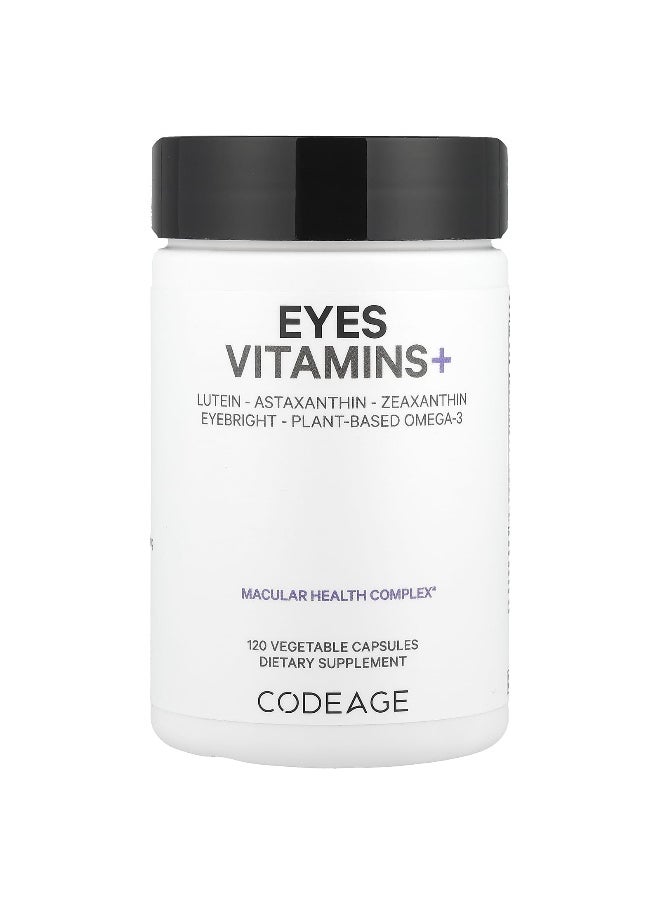 Codeage, Eyes Vitamins+, 120 Vegetable Capsules