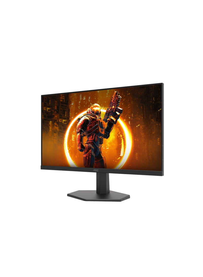 اي او سي شاشة ألعاب 24G11ZE بحجم 23.8 بوصة بدقة Full HD، 240 هرتز، زمن استجابة 0.3 مللي ثانية، IPS سريع، HDR10، AMD FreeSync، تصميم بدون إطار، زمن إدخال منخفض، خالية من الوميض، تحكم في الظلال، لون اللعبة، تقليل ضباب الحركة، G-Menu - Image 2