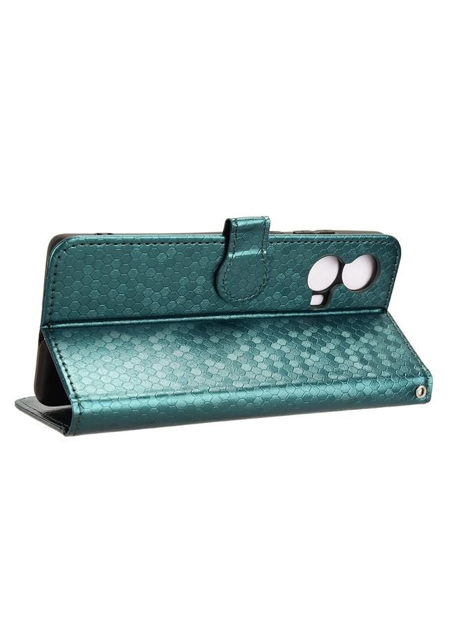 S-TOP Case For Motorola Moto G85 5G Honeycomb Dot Texture Leather Phone Case - Image 5