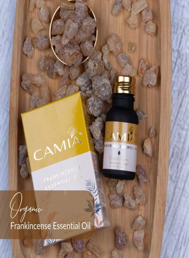 CAMIA - 100% Organic & Natural Frankincense Essential Oil | Natural Therapeutic Grade Essential Oil | Good For Anti-Ageing, Wrinkle Free Skin & Reduces Fine Line | Chemical & Preservative Free | 15 ML - Image 2