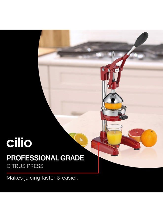Cilio AMALFI_KP0000309157 Professional Juicer, Stainless Steel, red - Image 4