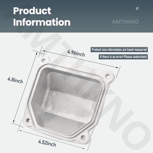 AMTHKNO Upgrade Aluminum Alloy Valve Cover Retrofit Kit 32 755 49-S 32-755-49-S Compatible With Kohler KT610 KT745 EKT740 EKT750 Zt710 ZT740 EZT715, for 5400 6600 7000 7500 Series EFI - Image 2