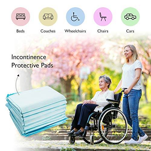 PROcure Pro Cure Heavily Absorbent Disposable Underpads, 30" x 30", 10 Pack - Soft and Thick Quilted Waterproof Pads for Incontinence, Bed Wetting, Pets - Liners for Mattresses, Sofas, Chairs - Image 2
