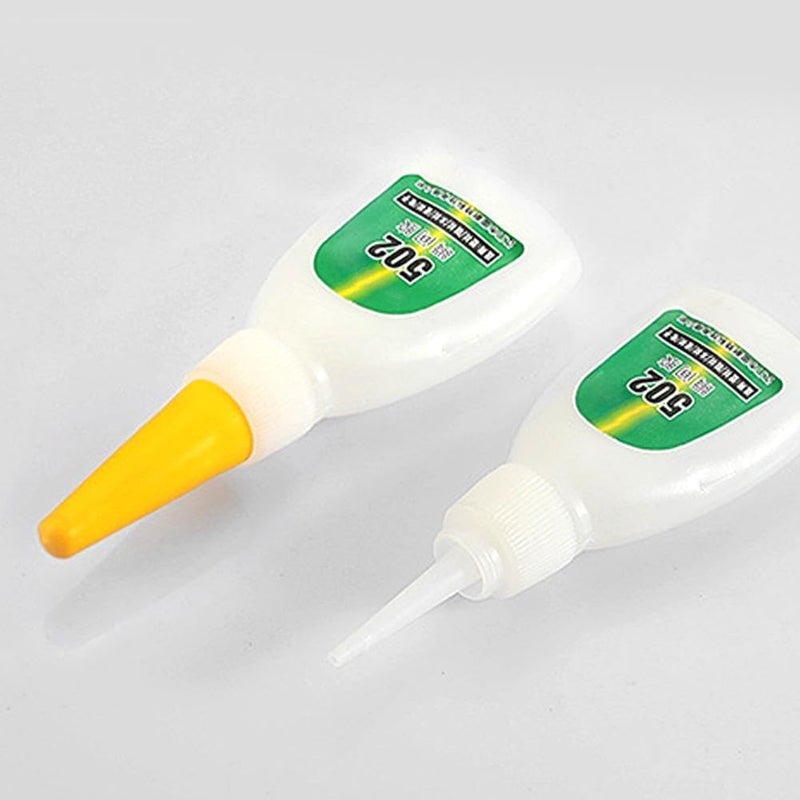 KASTWAVE 2Pcs 502 Super Glue, Instant Quick-Drying Special Glue, Quick Dry Cyanoacrylate Strong Adhesive, Quick Bond Leather Rubber Metal Etc, For Daily In The Office, Easy To Use - Image 4