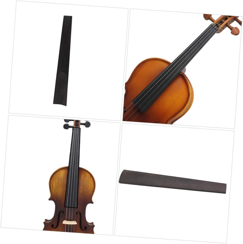 TOYANDONA Replacement Violin Fretboard Ebony for Enhanced for Beginners Professionals Upgrade Your Violin Quality Craftsmanship - Image 3