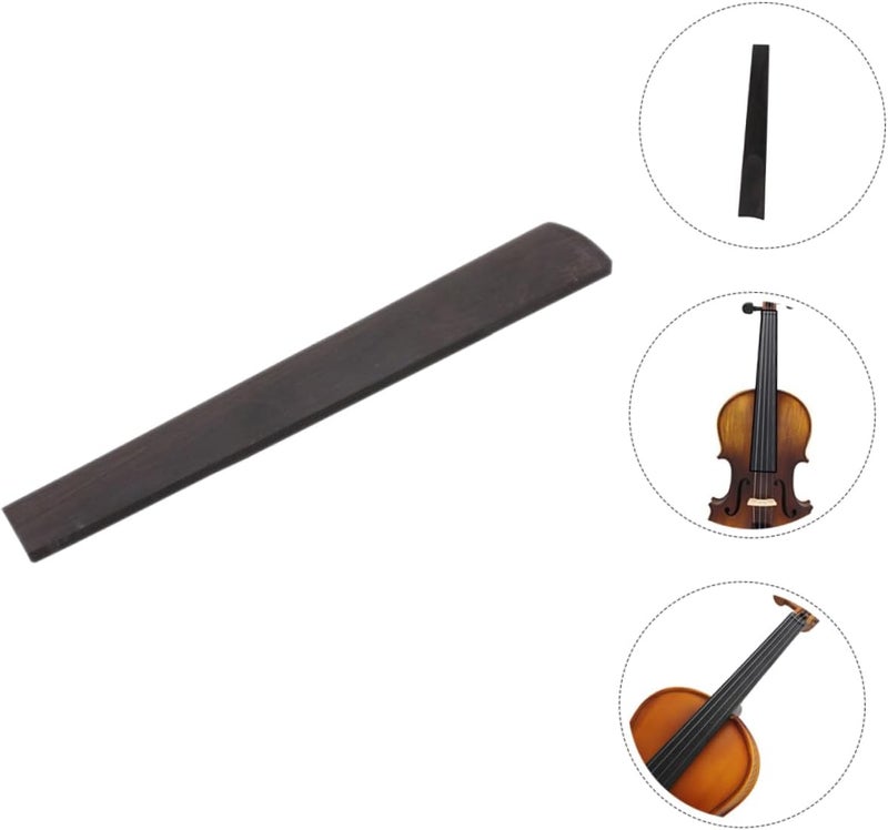 TOYANDONA Replacement Violin Fretboard Ebony for Enhanced for Beginners Professionals Upgrade Your Violin Quality Craftsmanship - Image 4