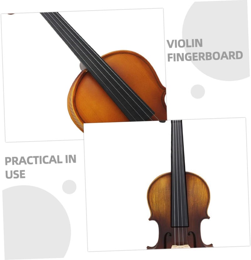TOYANDONA Replacement Violin Fretboard Ebony for Enhanced for Beginners Professionals Upgrade Your Violin Quality Craftsmanship - Image 5
