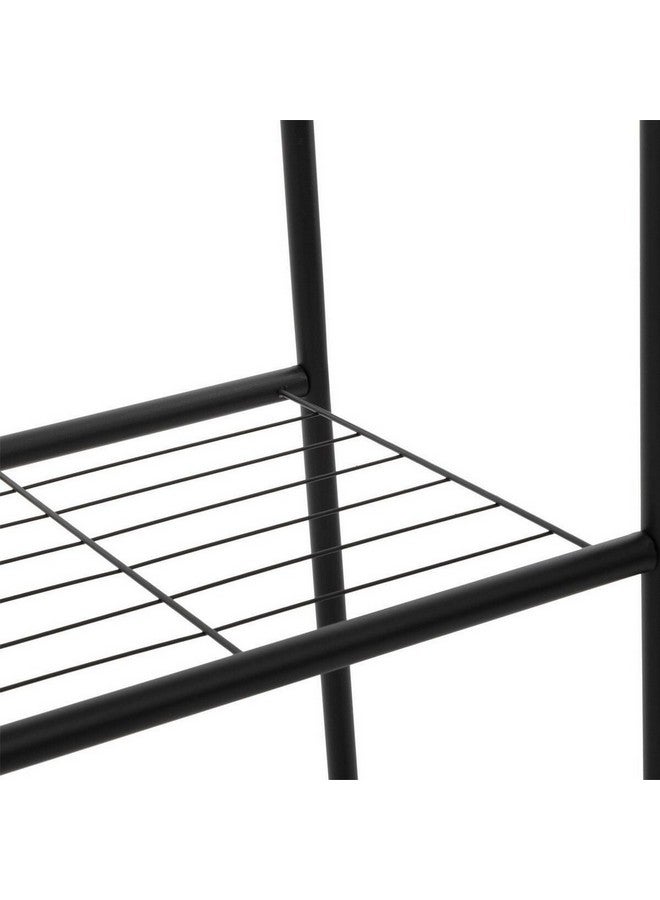 Five Simply Smart Artemis Double Rod Garment Rack Black and Brown 150 x 50 x 80 cm 160461 - Image 4