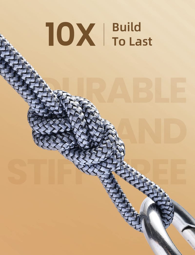 AINOPE 2-Pack 0.5ft USB C Cable, 3.1A Fast Charging, Right Angle, Durable Nylon Braided, Compatible with Galaxy S22 S21 Plus S20, Note 10 9 LG, Type C Charger - Image 4