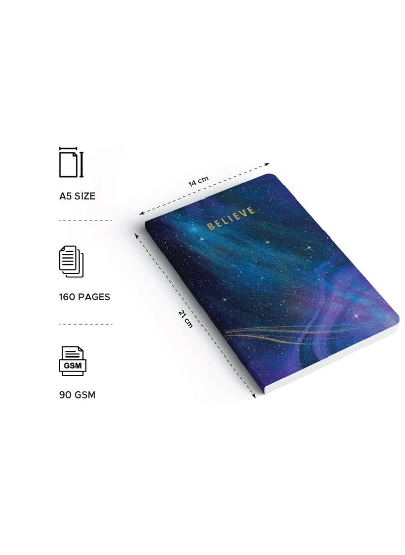 FACTOR NOTES A5 Size Softbound Ruled Notebook 160 Pages 90gsm Thickness  - Image 3