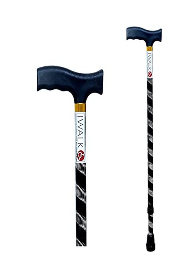 iwalk; Changing Lives Stylish Black Aluminium Walking Sticks - Super Strong - Image 5