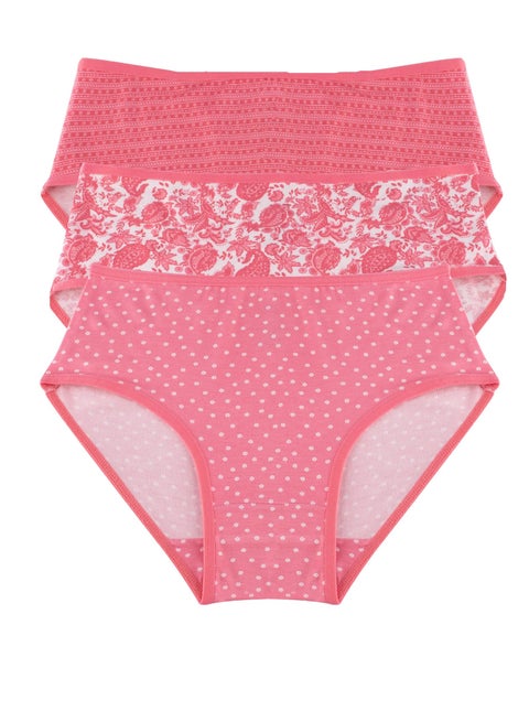 Milk Pack of 3 Classic Sensation Underwear for Women