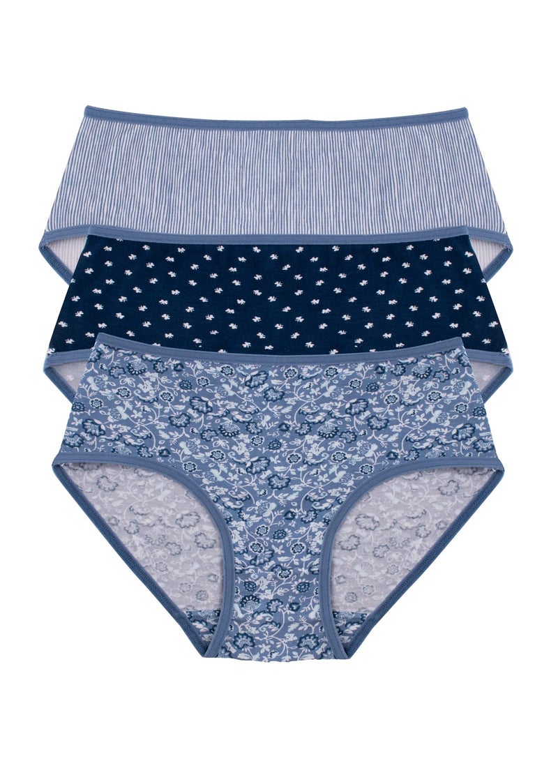 Milk Pack of 3 Classic Sensation Underwear for Women - Image 2