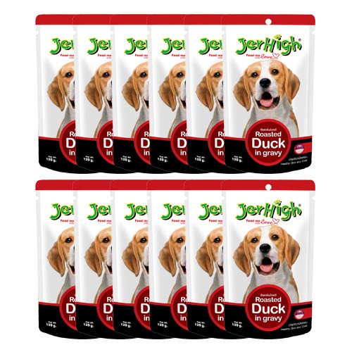 Jerhigh Wet food for dogs Roasted Duck in Gravy, 120 g (Pack of 12) - Image 2