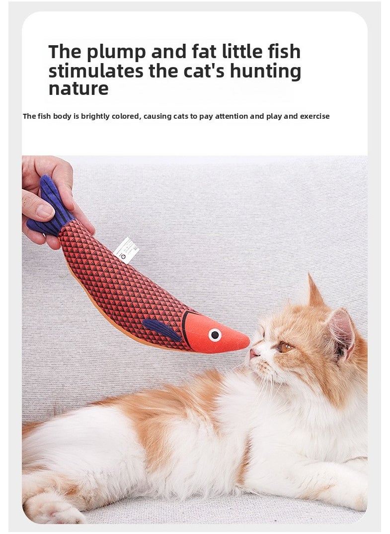 Must - buy Hot - selling Item! Simulated Fish Catnip Cat Teaser - A Self - entertainment, Boredom - relief and Teeth - grinding Gadget for Cats