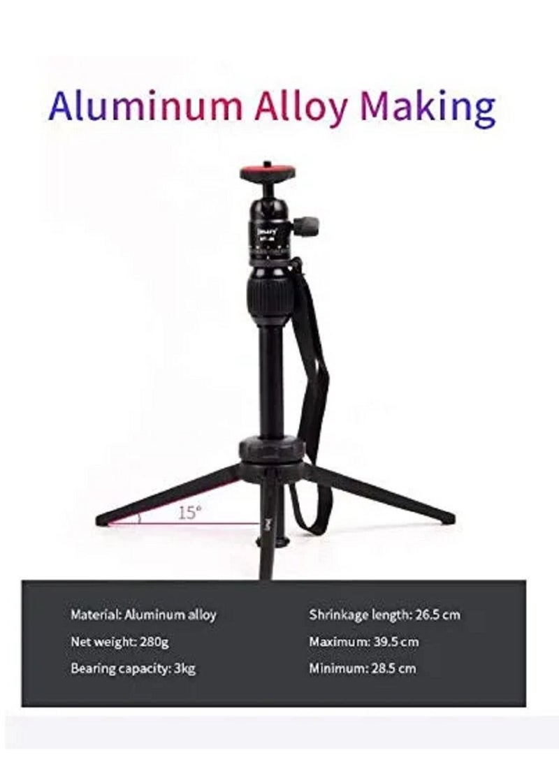 JMARY MT-68 Table-Top Extendable Foldable Tripod Stand for Mobile Phones and DSLR & Digital Cameras - Image 2