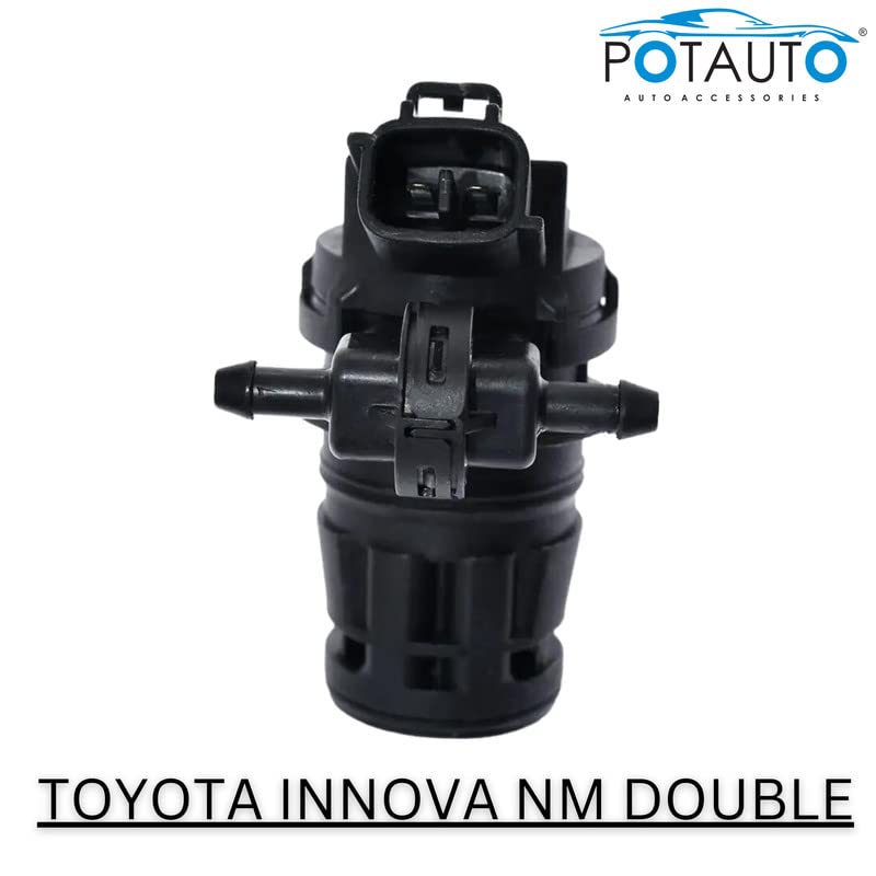 Potauto Wiper Motor Spray Pump for Clear Visibility Compatible for TOYOTA INNOVA NM DOUBLE |F720 - Image 2