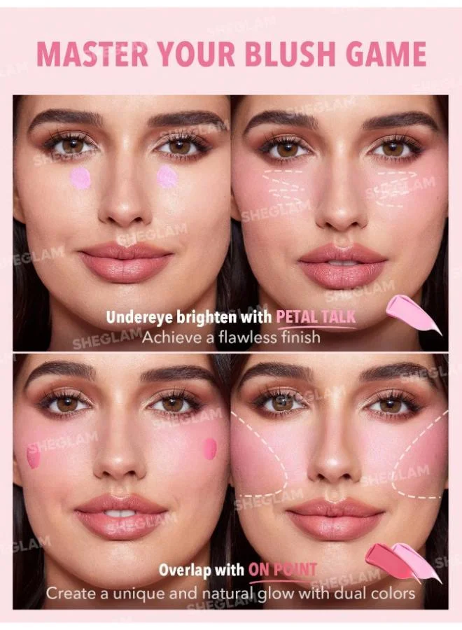 شيجلام Color Bloom Liquid Blush-Night Drive