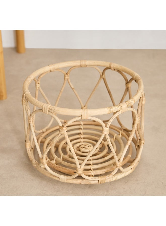 Home Box Boho Bliss Round Planter With Stand 24 X 24 X 37 Cm  - Image 4