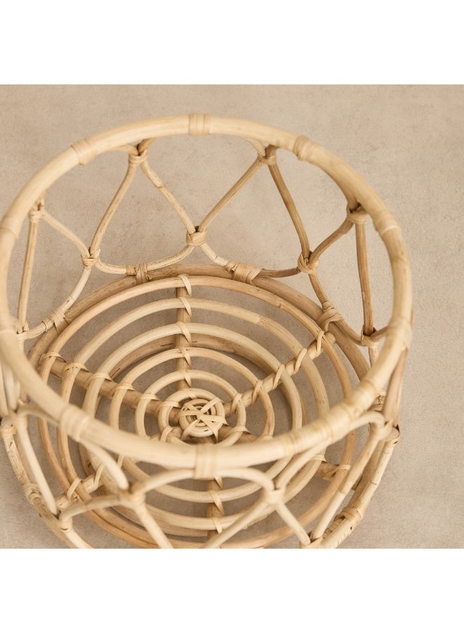 Home Box Boho Bliss Round Planter With Stand 24 X 24 X 37 Cm  - Image 3
