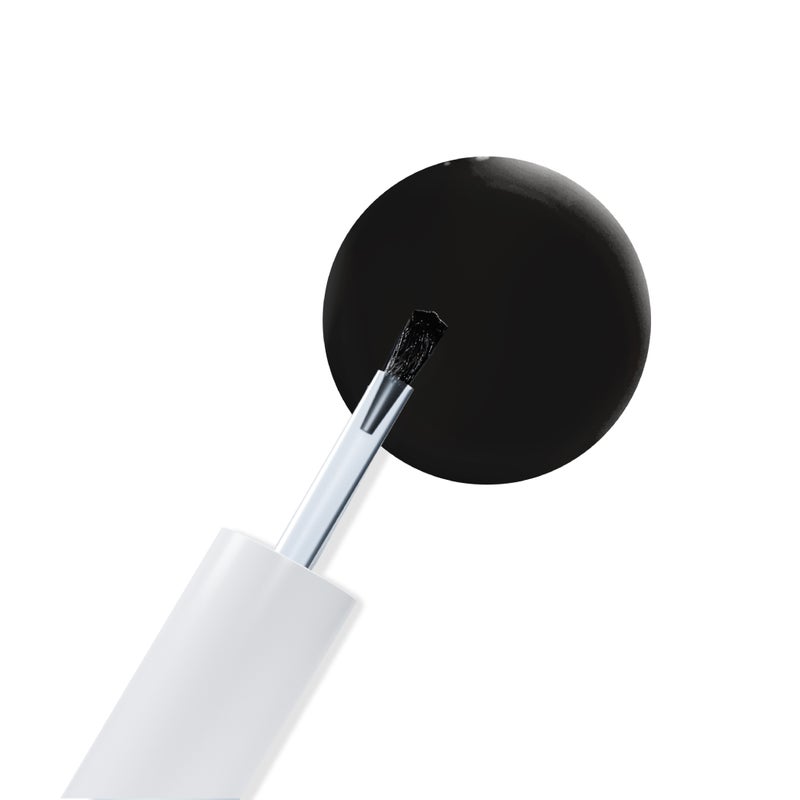 Karen and Carla Nail Lacquer Crystal Black 136 - Image 3
