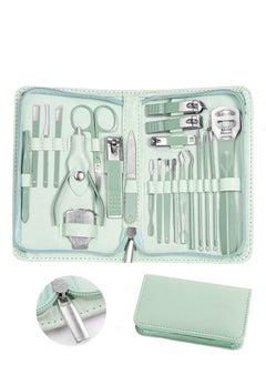 DAREU 22Pcs Manicure Set Pedicure Kit Nail Clippers Set, Professional Grooming Care Tools Nail Kit Including Facial, Fingernails and Toenails Care  - Image 1