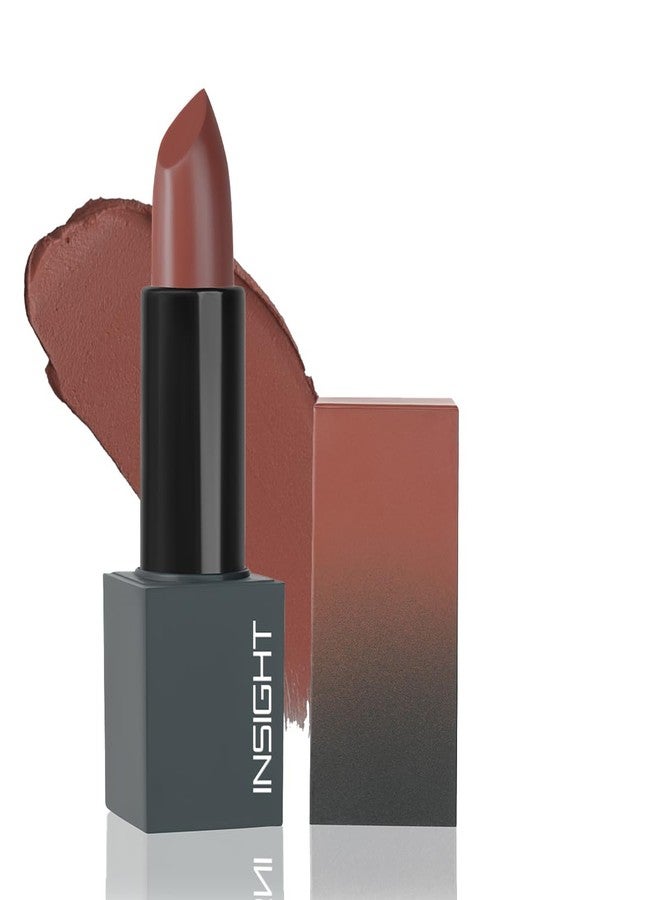 INSIGHT Velvet Matte Lipstick (Heartfelt Harmony) | Long Lasting, Smudge-Proof & Non-Drying | Enriched with Cocoa Butter, Argan Oil & Vitamin E | Smooth Application, Bold Pigment - 3.8g - Image 1