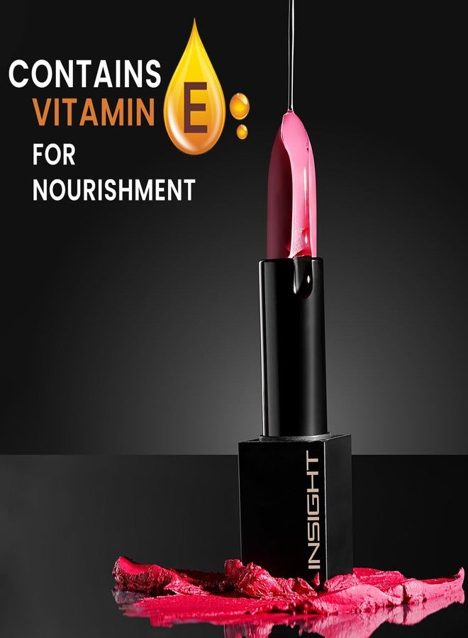 INSIGHT Velvet Matte Lipstick (Heartfelt Harmony) | Long Lasting, Smudge-Proof & Non-Drying | Enriched with Cocoa Butter, Argan Oil & Vitamin E | Smooth Application, Bold Pigment - 3.8g - Image 4