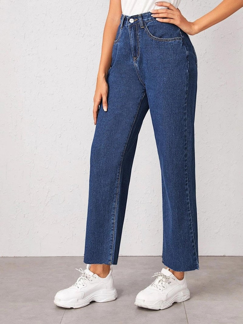 KOTTY Women's Solid High Rise Relaxed Fit Ankle Length Stylished Jeans(Blue,34)_KOTTYLADIESJEANS721XXL - Image 2
