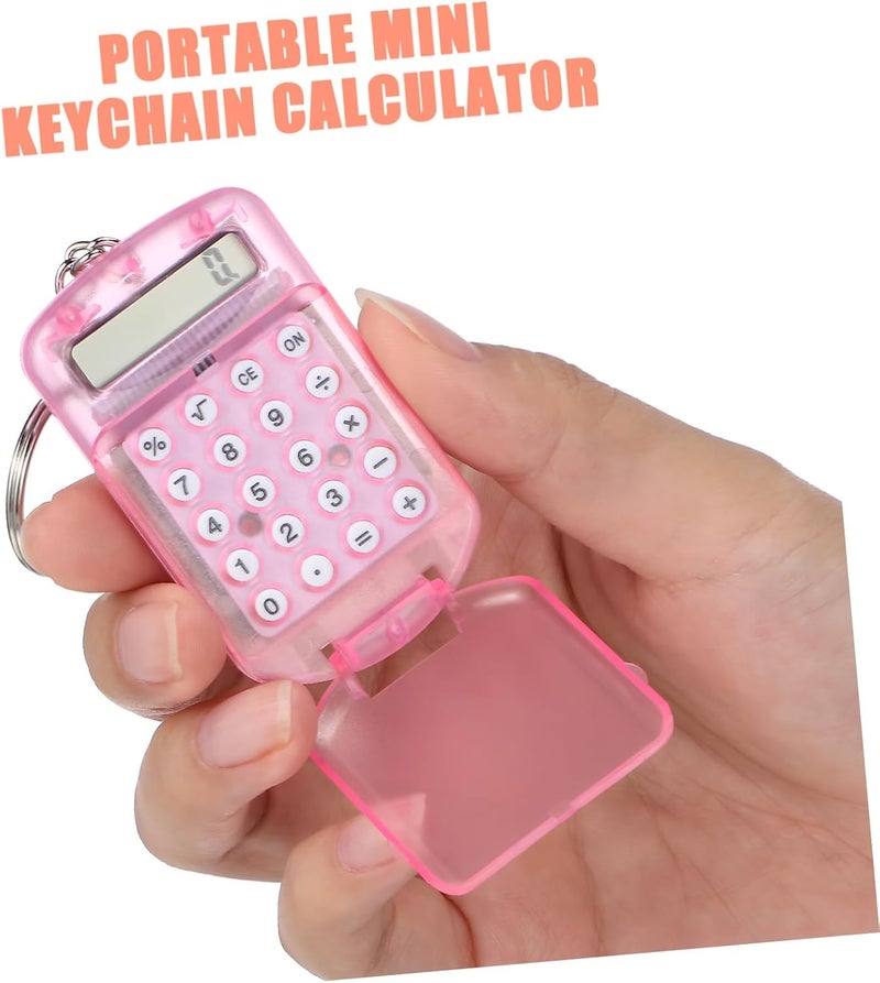 NUOBESTY 3pcs Portable Handheld Electronic Calculators for Students Office Use Lightweight Compact Design - Image 3