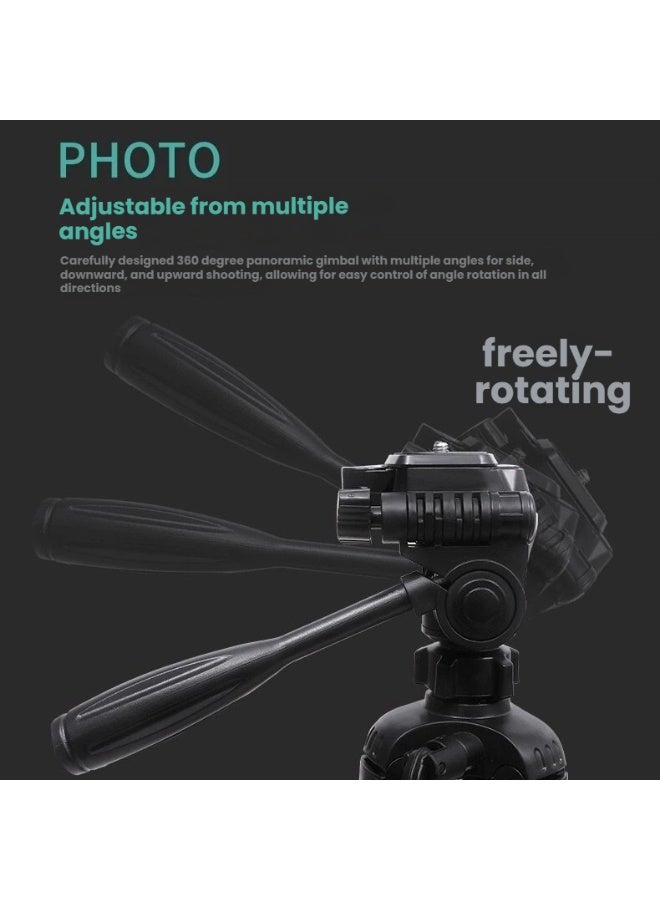 Multifunctional Tripod for Camera and Phone Ideal for Live streaming Vlogging and Photography - Image 4