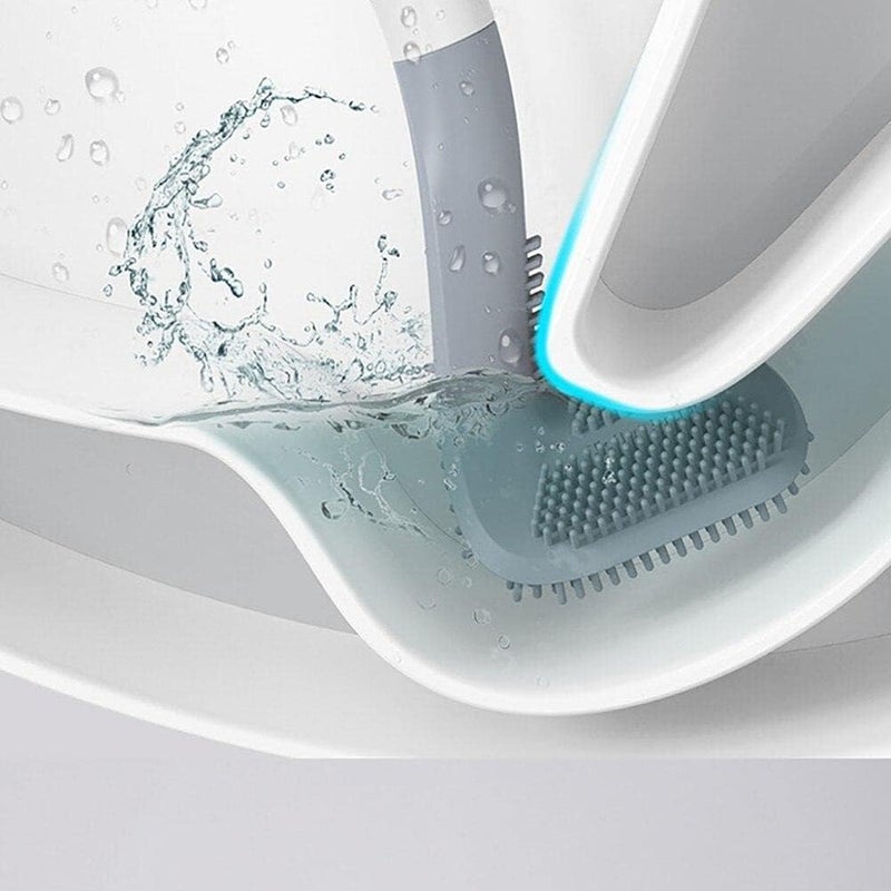 TickTrove Long-Handled Golf Toilet Brush, Golf Style Head Toilet Brush, Flexible Silicone Toilet Bowl Toilet Cleaning Brush for Bathroom Toilet - Image 4