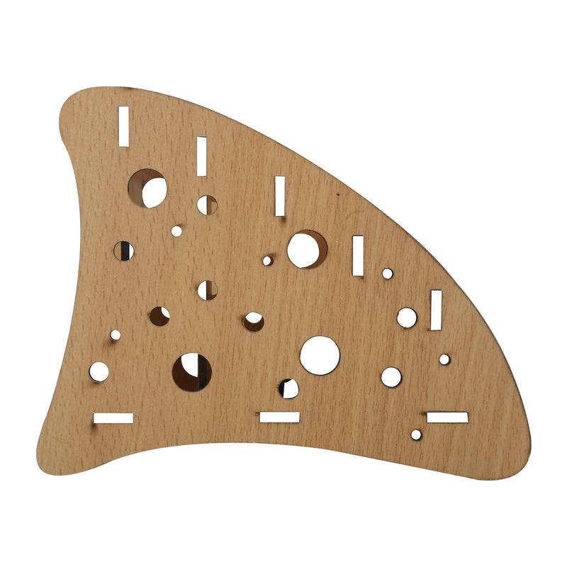 CRAFTZO Handmade Multi Purpose Wooden TV AC Remote HolderStandOrganizerRack for Space Saving 5 Slot Storage - Image 2
