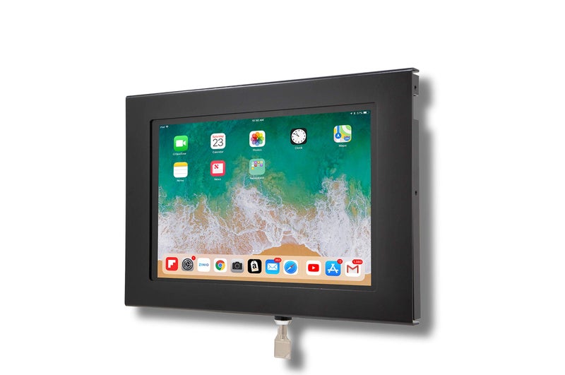 TABcare Locking Security Metal Case for Apple iPad 10 109 2022 iPad 11 2025 Tablet for Kiosk POS Store Show Display Black