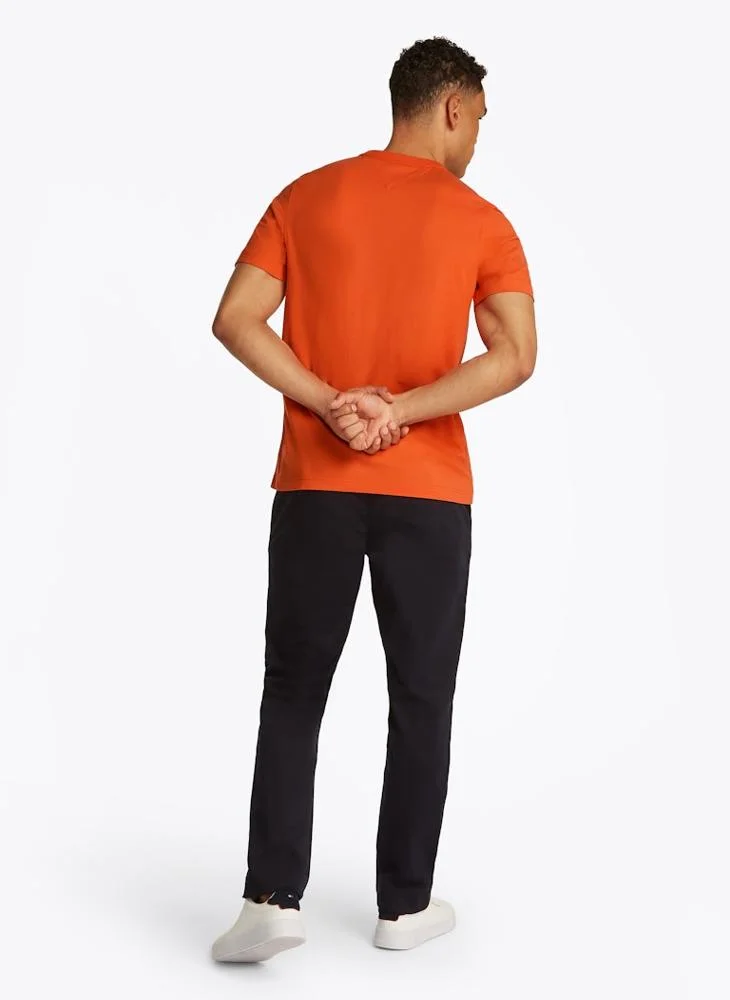 تومي هيلفيغر Arch Logo Crew Neck T-Shirt