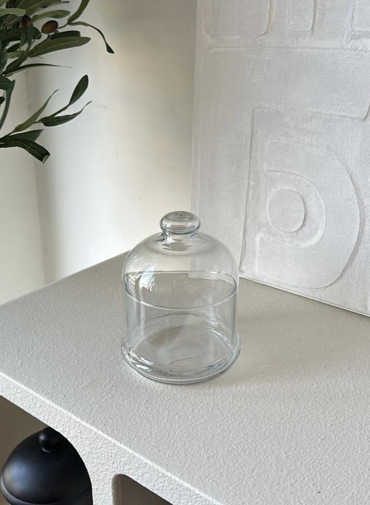 Glass sugar bowl with lid  - Image 2