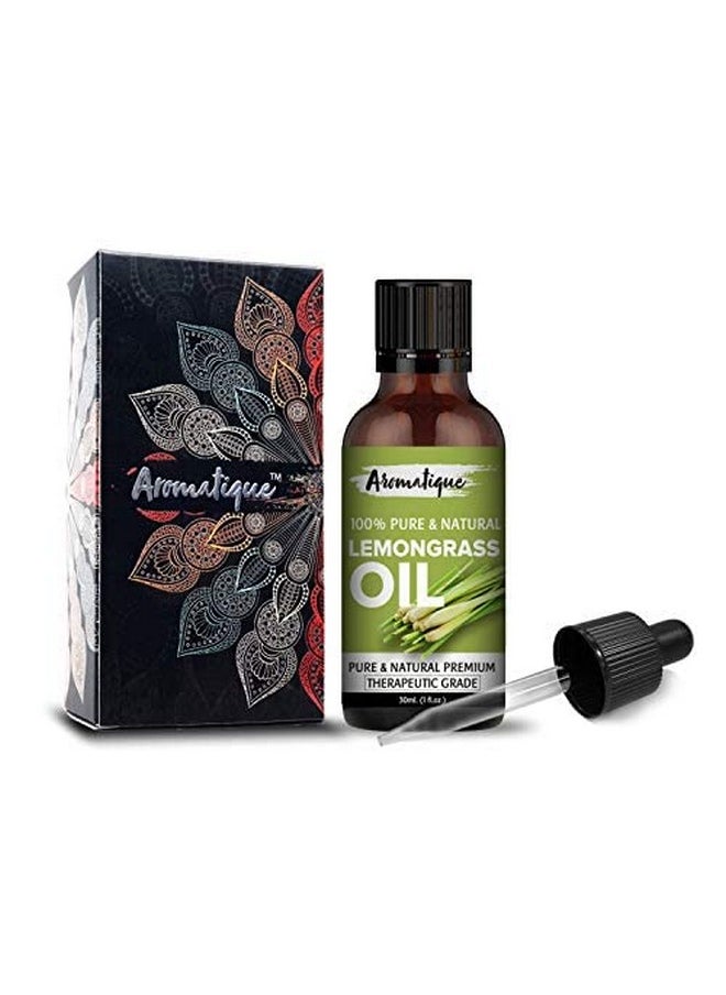 AROMATIQUE Aromatique Lemongrass Essential Oil - 100% Pure & Natural Aromatherapy Oil for Freshening, Relaxation, and Skin Care - 30ML  - Image 2