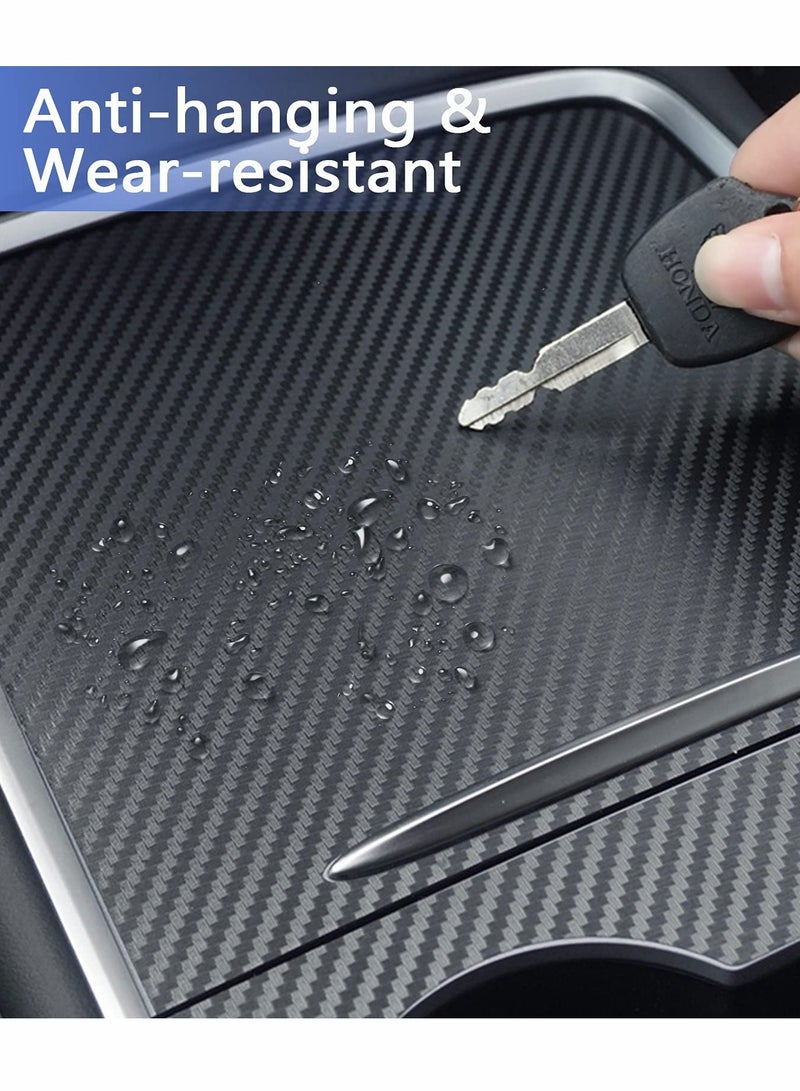 Center Console Wrap Cover Kit for 2021 Tesla Model 3 & Model Y - Ultra Slim, Non-Tracing, Removable Protector Accessories for Enhanced Interior Protection - Image 3