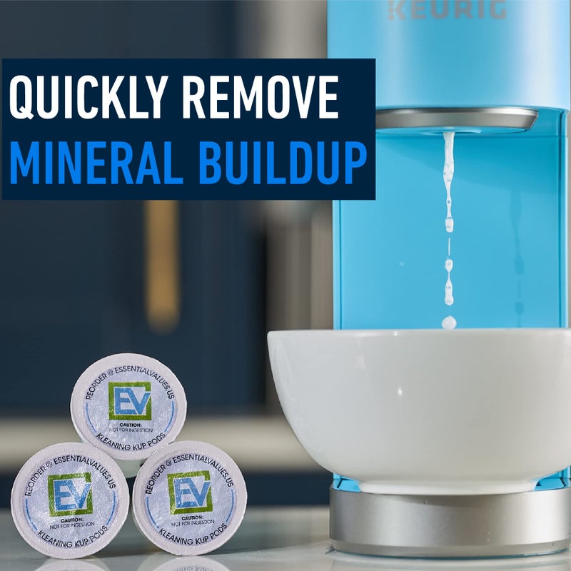 Essential Values Compatible Keurig Rinse Pods 10-Pack - Compatible with K Cup Cleaning Pods - Works With K-Cup Machines Including 2.0 - Aftermarket Keurig Filter Pods - Image 4