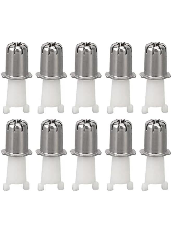 10pcs Nose Hair Trimmer Head, Universal Replacement Nose Hair Clipper Blade Heads for Accurate Shaving Practical Accessories for Trimming Nose Hairs - Image 1