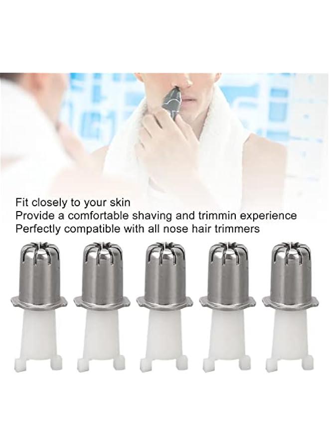 10pcs Nose Hair Trimmer Head, Universal Replacement Nose Hair Clipper Blade Heads for Accurate Shaving Practical Accessories for Trimming Nose Hairs - Image 2