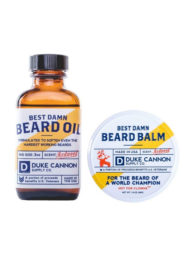Duke Cannon Supply Co. Uke Cannon Supply Co. Beard Bundle: Best Beard Oil 3Oz + Beard Balm 1.6Oz / Made With Natural And Organic Ingredients  - Image 2