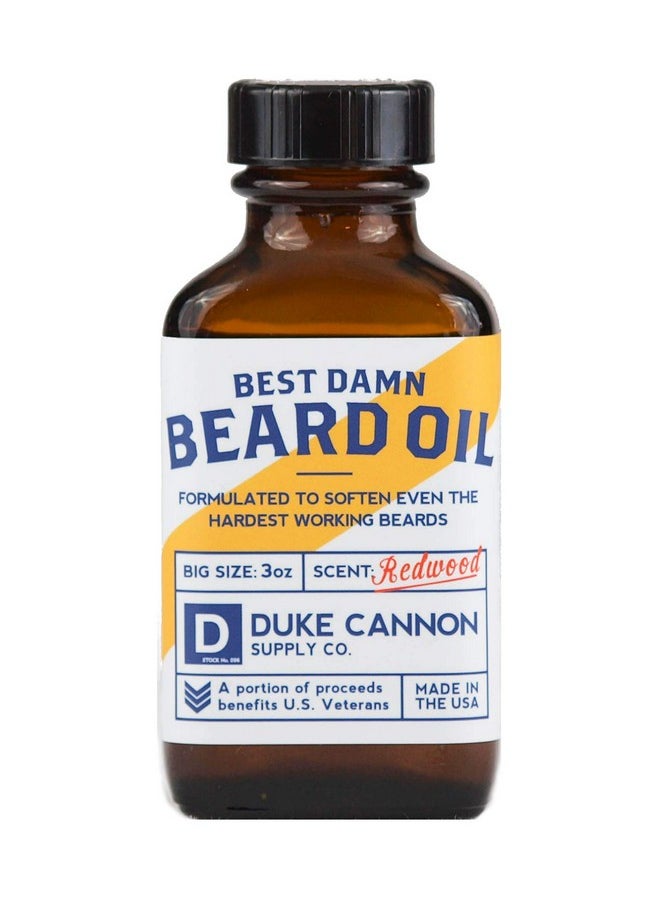 Duke Cannon Supply Co. Uke Cannon Supply Co. Beard Bundle: Best Beard Oil 3Oz + Beard Balm 1.6Oz / Made With Natural And Organic Ingredients  - Image 3