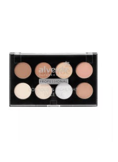 DM Alverde Contour & Highlight Palette 8 color  - Image 1
