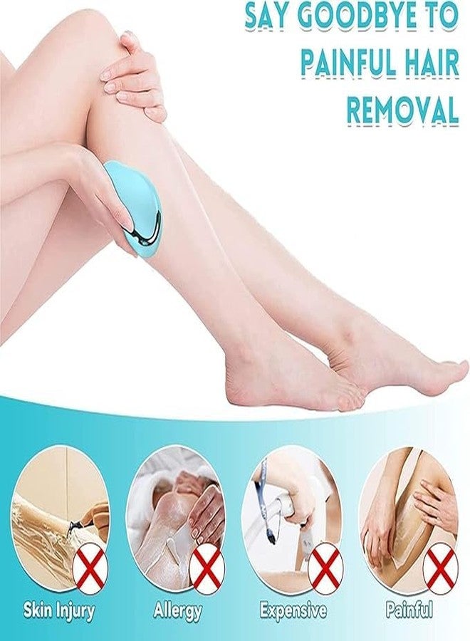 ZURITY Crystal Hair Remover for Women and Men Upgraded Nano-crystalline Dots Technology Crystal Hair Eraser for Women Painless Hair Remover for Women Reusable Painless Hair Removal Stone. - Image 4