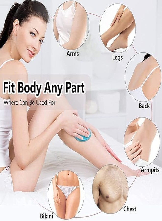 ZURITY Crystal Hair Remover for Women and Men Upgraded Nano-crystalline Dots Technology Crystal Hair Eraser for Women Painless Hair Remover for Women Reusable Painless Hair Removal Stone. - Image 5