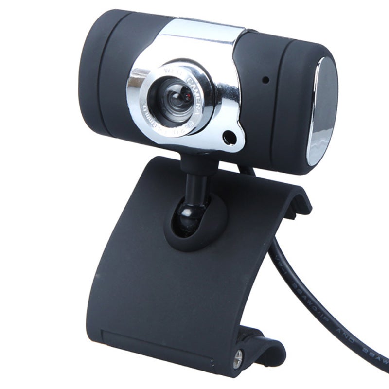 USB Webcam: 360° Rotatable Clip Stand, Built-in Microphone, High Resolution CMOS Sensor - Plug And Play, Auto Exposure for Windows, Mac OS, Android TV - Image 2