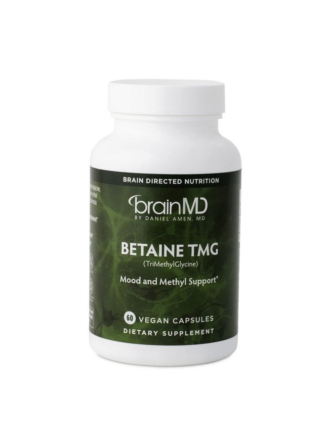 BRAINMD Dr Amen Brainmd Betaine Tmg 60 Capsules Mood & Methyl Support Gluten Free 30 Servings - Image 1